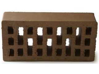 Кирпич керамический облицовочный пустотелый коричневый Гладкий ЗСМ Эталон М150 250*120*65мм 384шт