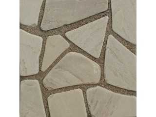 Песчаник галтованный - натуральный камень серо-бурый