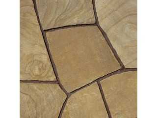 Песчаник рваный край - натуральный камень бежево-коричневый с разводами