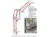 AS1L — дополнительный комплект (80-100см) для установки лестницы к стене для установки лестницы при высоте стены выше 4.6м - фото 2