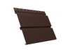 Металлический софит Квадро брус с перфорацией 0,5 Rooftop Matte RAL 8017 шоколад