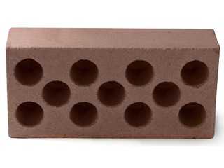 Кирпич силикатный облицовочный пустотелый коричневый гладкий Павловский КЗ М150 250*120*65мм