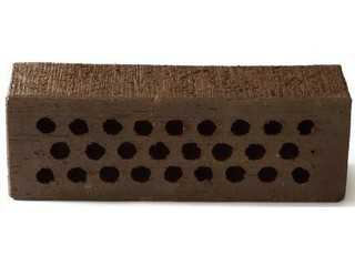 Кирпич керамический облицовочный пустотелый коричневый-пестрый Шероховатый TERRA flame Terca М300 250*85*65мм