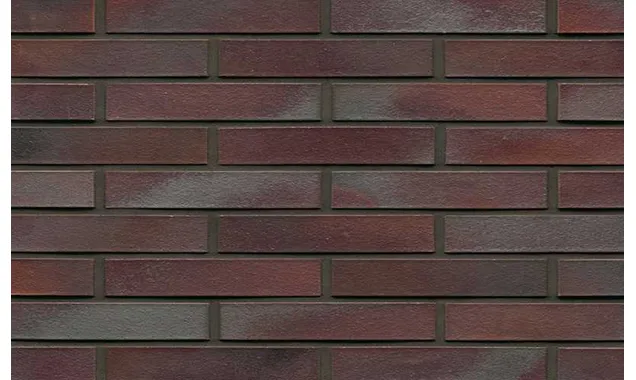 Кирпич клинкерный Muhr 10 Violettblau geflammt гладкий, 290х90х52 мм
