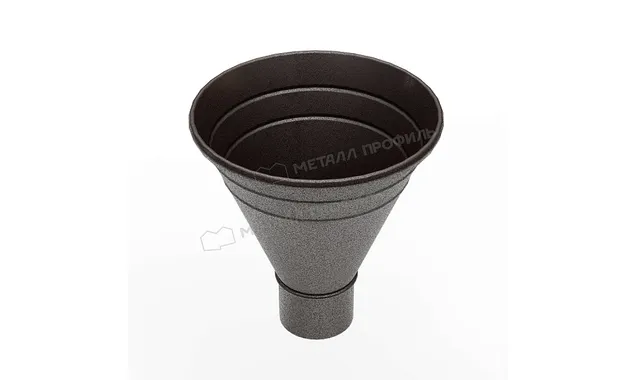 Воронка водосборная МЕТАЛЛ ПРОФИЛЬ Foramina Freeze D100/300 DarkBrown