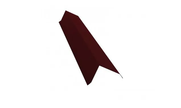 Планка торцевая 80х100 0,5 Satin Мatt RAL 3005 красное вино