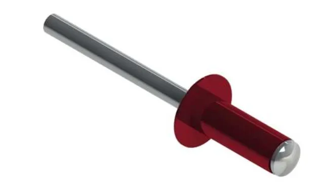Заклепка вытяжная 3,2х8 RAL 3005 (ал/ст)