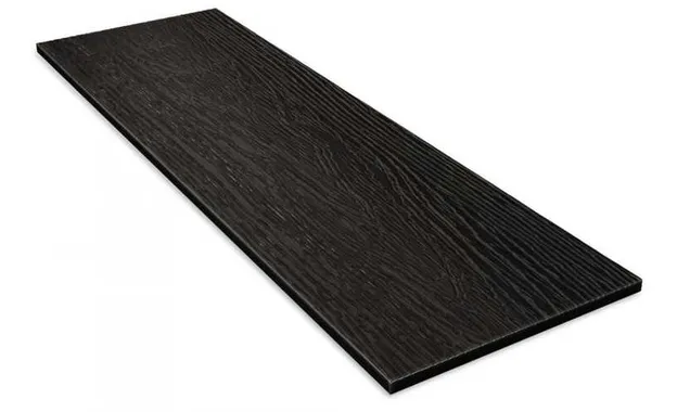 Фиброцементный сайдинг Decover RAL 9017 Dark 8х190х3600