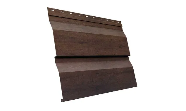 Металлический сайдинг Grand Line Корабельная Доска XL 0.45 мм Print Elite Antique Wood