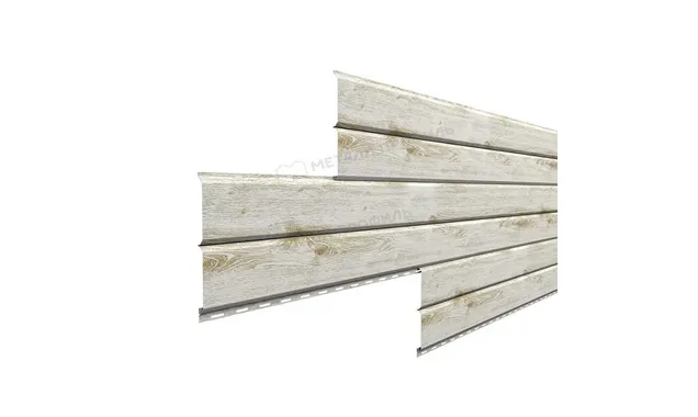 Металлический сайдинг Lбрус Металл-Профиль ECOSTEEL Беленый Дуб 15х240