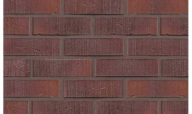 Кирпич клинкерный Muhr 10 Violettblau geflammt Rauhstrich, 240х115х71 мм