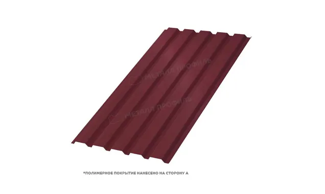 Профлист Металл Профиль МП35 0.5 PURMAN® RAL 3005 Красное вино B