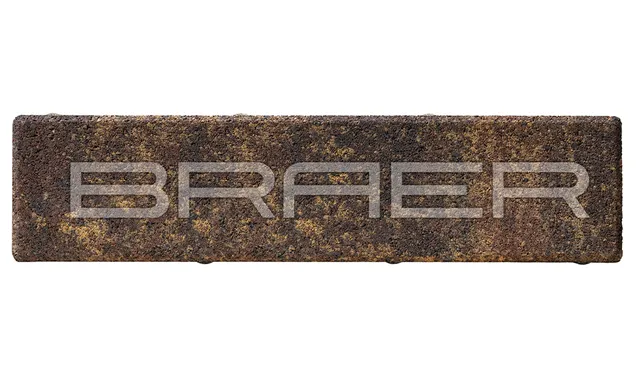 Тротуарная плитка Braer Ригель 320x80x60 мм Colormix Мальва