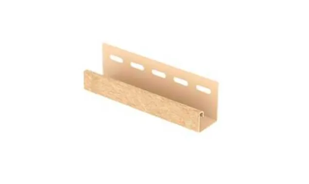 J-планка к панели Stone-House кирпич Песочный
