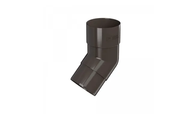 Колено трубы ТЕХНОНИКОЛЬ Оптима ПВХ 120/80, 135°,  темно-коричневый