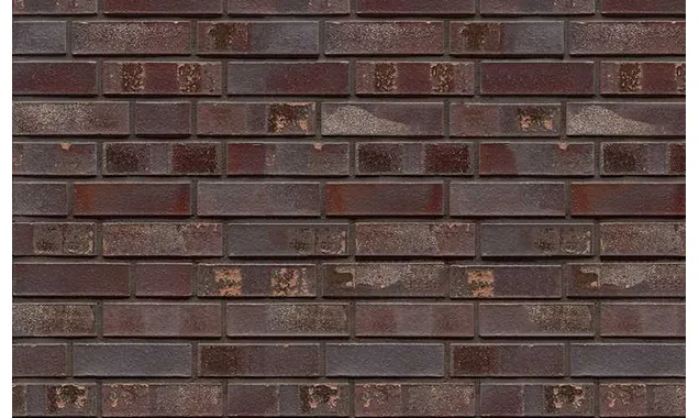 Кирпич клинкерный Muhr 10 S Violettblau geflammt Spezial гладкий, 240х115х71 мм