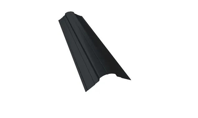 Планка конька фигурного 70x70 0,5 Rooftop Matte RAL 7016 антрацитово-серый