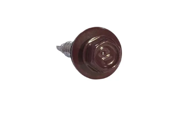 Саморез по металлу Daxmer 5,5х25 RAL 3005 (250) сверло №3