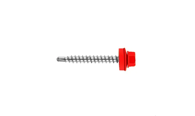 Саморез кровельный Daxmer 4,8х35 RAL 3024 (250) сверло №1