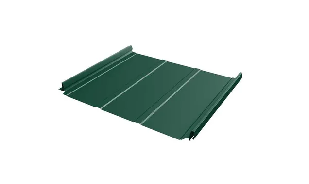 Фальцевая кровля Кликфальц Pro Line Grand Line 0,5 Satin RAL 6005 Зеленый Мох