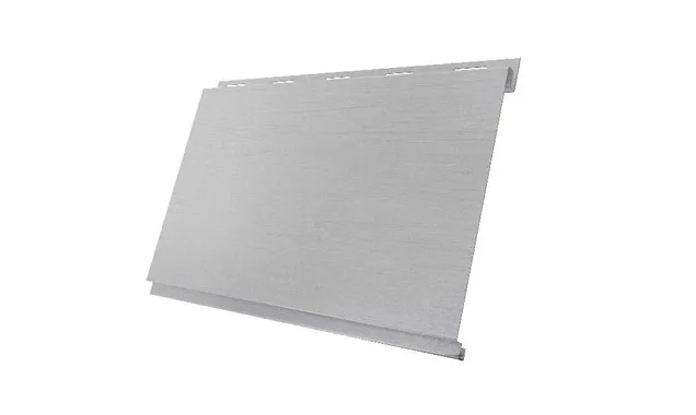 Металлический сайдинг Grand Line Вертикаль 0.45 мм classic Print Elite с пленкой Milky Wood