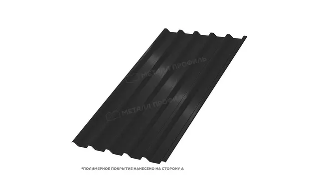 Профлист Металл Профиль C44 0.5 PURMAN® RAL 9005 Черный темный B