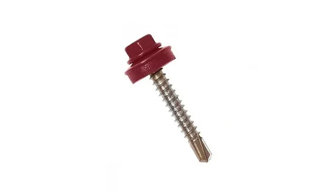 Саморез кровельный Daxmer 4,8х29 RAL 3000 (250) сверло №1