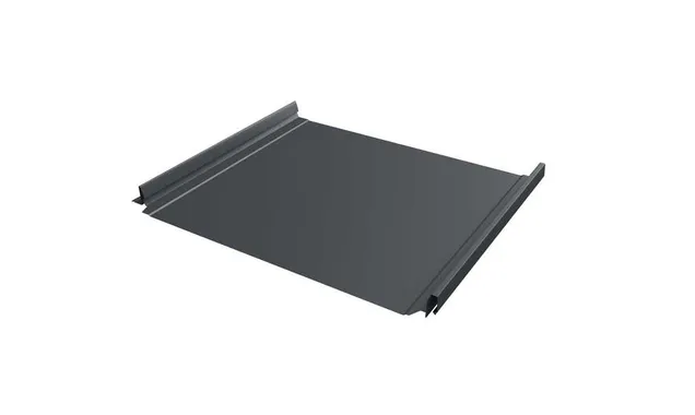Фальцевая кровля Кликфальц Pro Grand Line 0,5 Quarzit lite RAL 7024 Мокрый