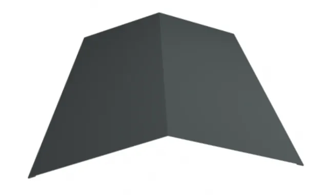 Планка конька плоского простая 115х115х2000 (ПЭ-01-7005-0.45)