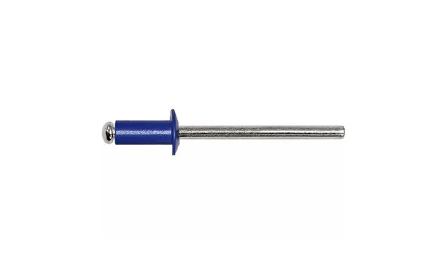 Заклёпка вытяжная Daxmer 4,8х12 RAL 5002 (10х1000 шт) ал/ст
