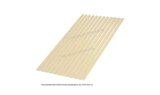 Профлист Металл Профиль МП18 0.5 NormanMP RAL 1015 Светлая слоновая кость B