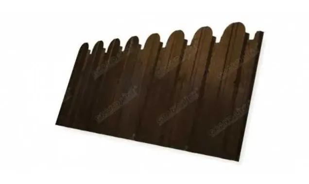 Профлист фигурный Grand Line C10A 0.45 Print Elite Antique wood