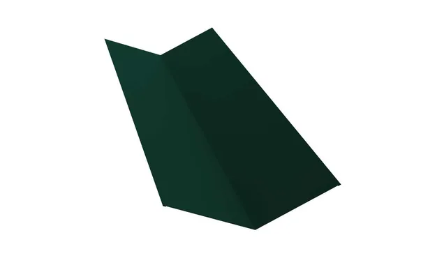 Планка ендовы верхней 145х145 0,45 Drap ST RAL 6005 зеленый мох