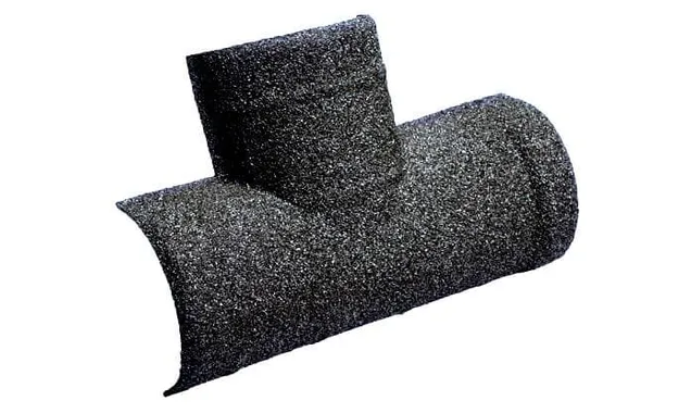 T-образный конек 205 Gerard полукруглый, пластик, 515 мм, dark silver (481)
