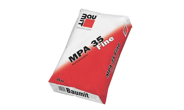 Штукатурная смесь Baumit MPA 35 Fine 25 кг