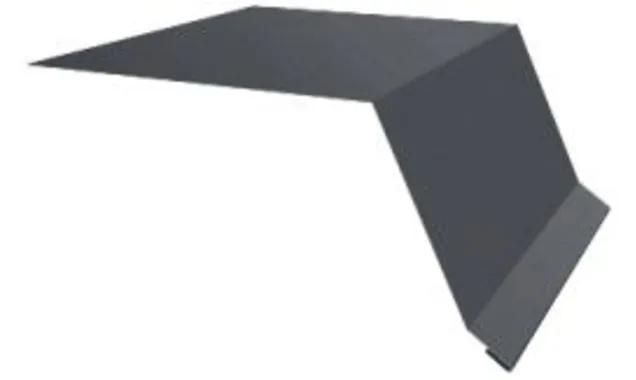 Планка капельник 100х55 0,5 Velur RAL 7016 антрацитово-серый