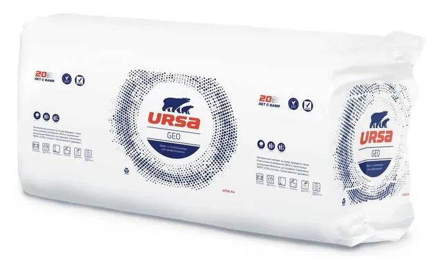 Утеплитель Ursa Geo П-15 50х610х1250