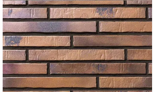 Клинкерная плитка Stroeher Glanzstueck №5 рельефная, 440х52х14 мм