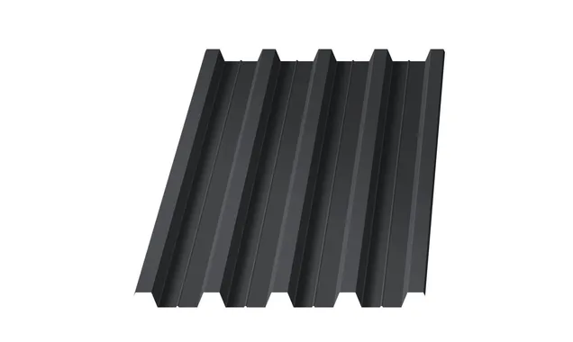 Профлист Металл Профиль Н60 0.55 Satin RAL 7024 Серый графит