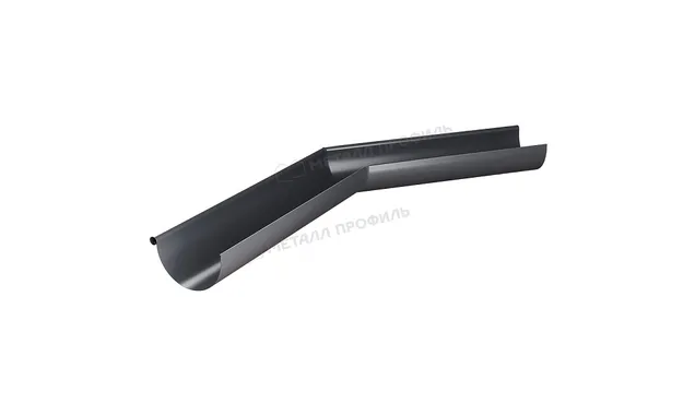 Угол желоба наружный 135 градусов МЕТАЛЛ ПРОФИЛЬ Foramina PUR D125 Ral 7024