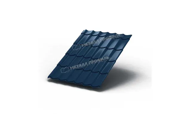 Металлочерепица Металл-Профиль Монтеррей 0,5 PURETAN® RR 35 Синий