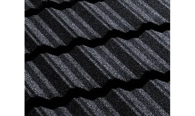 Композитная черепица Gerard Classic, 1265x369мм, dark silver