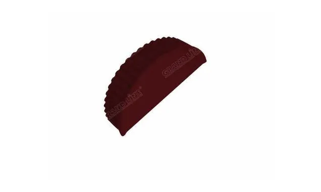 Заглушка малая торцевая Satin Мatt RAL 3005 красное вино