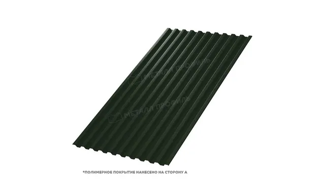 Профлист Металл Профиль C21 0.45 VikingMP® RAL 6007 Бутылочно-зеленый A