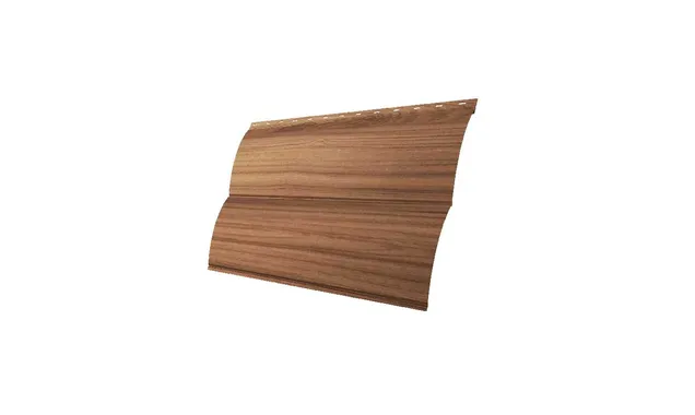 Металлический сайдинг Grand Line Блок-хаус 0.45 мм Print Elite Honey Wood