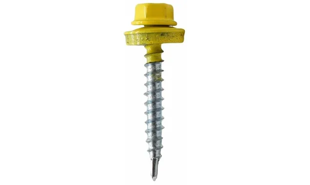 Саморез кровельный Daxmer 4,8х29 RAL 1033 (250) сверло №1