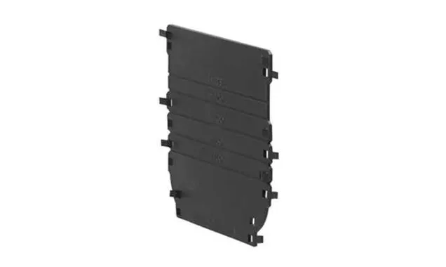 Торцевая заглушка универсальная для лотка водоотводного Gidrolica Standart/Standart Plus DN100, пластик. (18101)