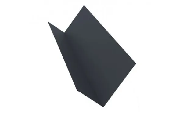 Планка примыкания 90х140 0,45 Drap ST RAL 7016 серый антрацит