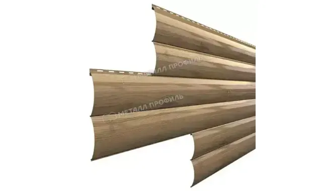 Металлический сайдинг Woodstock-В Металл-Профиль ECOSTEEL Сосна 28х330