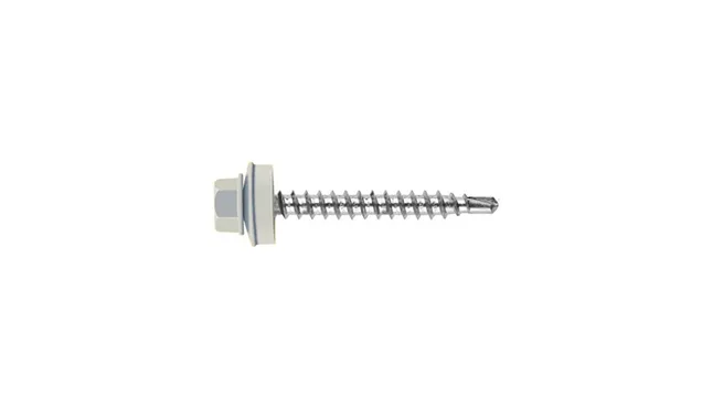 Саморез кровельный Daxmer 4,8х50 RAL 7000 (150) сверло №1